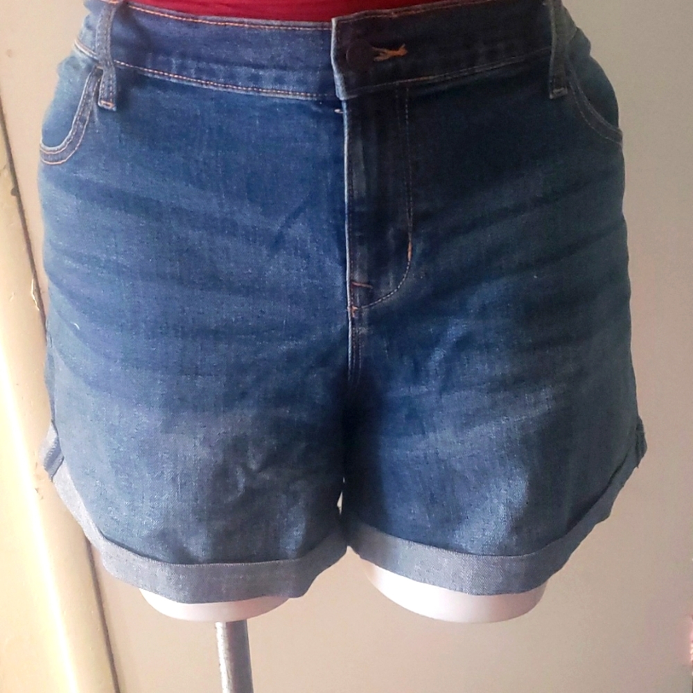 Denim shorts